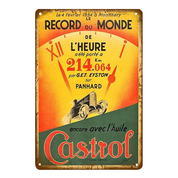 Castrol - Vintage Tin Signs/Wooden Signs - 20*30cm/30*40cm