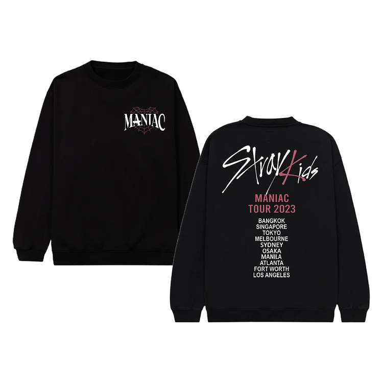 Stray Kids 2023 World Tour "MANIAC" ENCORE in USA Crewneck Sweatshirt