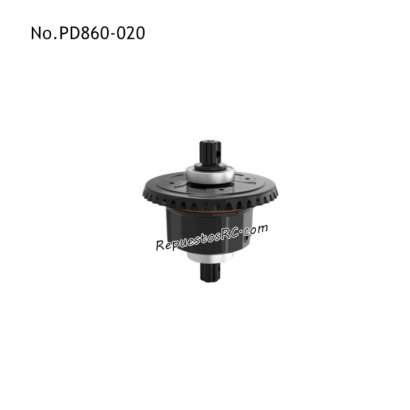 PD RACING TK10 Repuestos para Coches RC Caja de Cambios del Diferencial Delantero y Trasero PD860-020