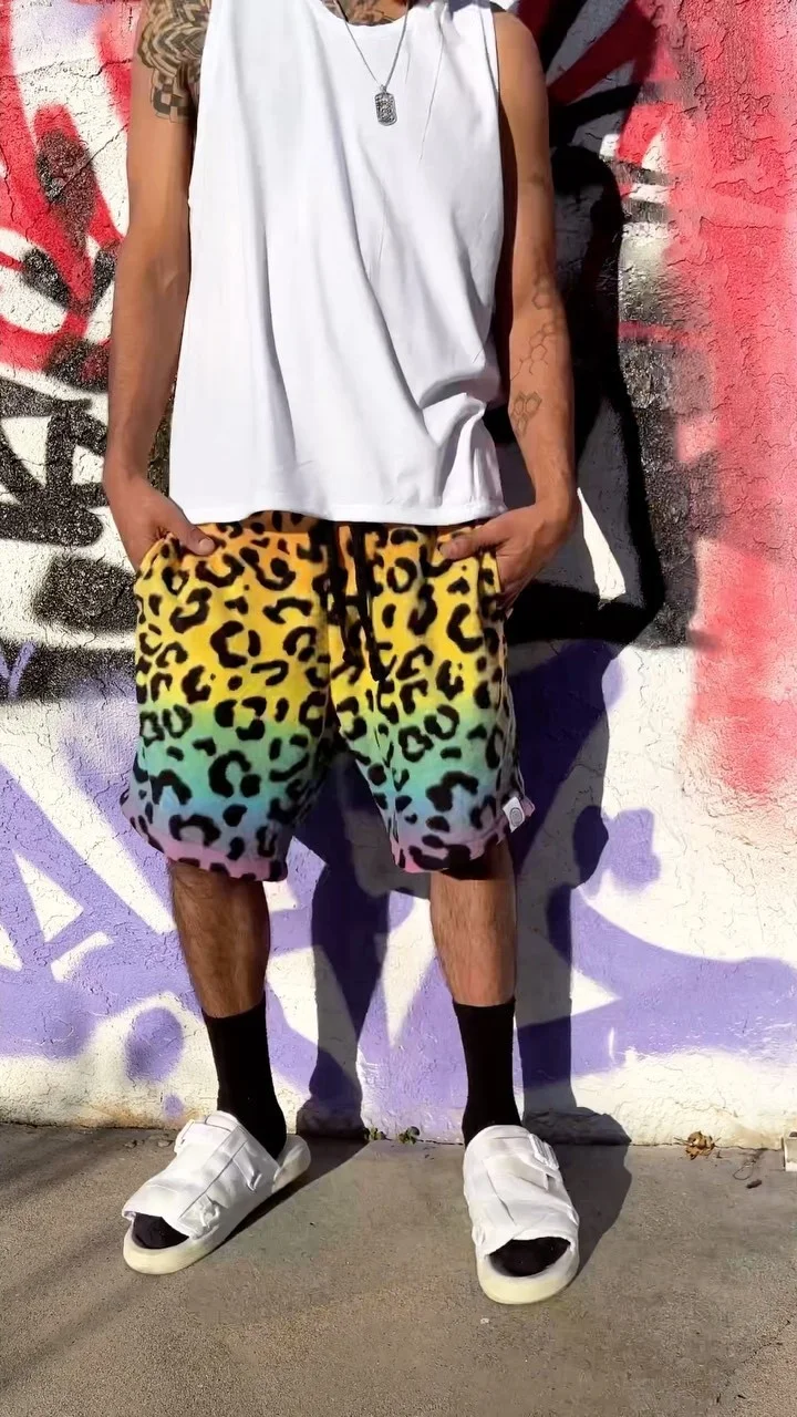 Camouflage Print Men's Shorts