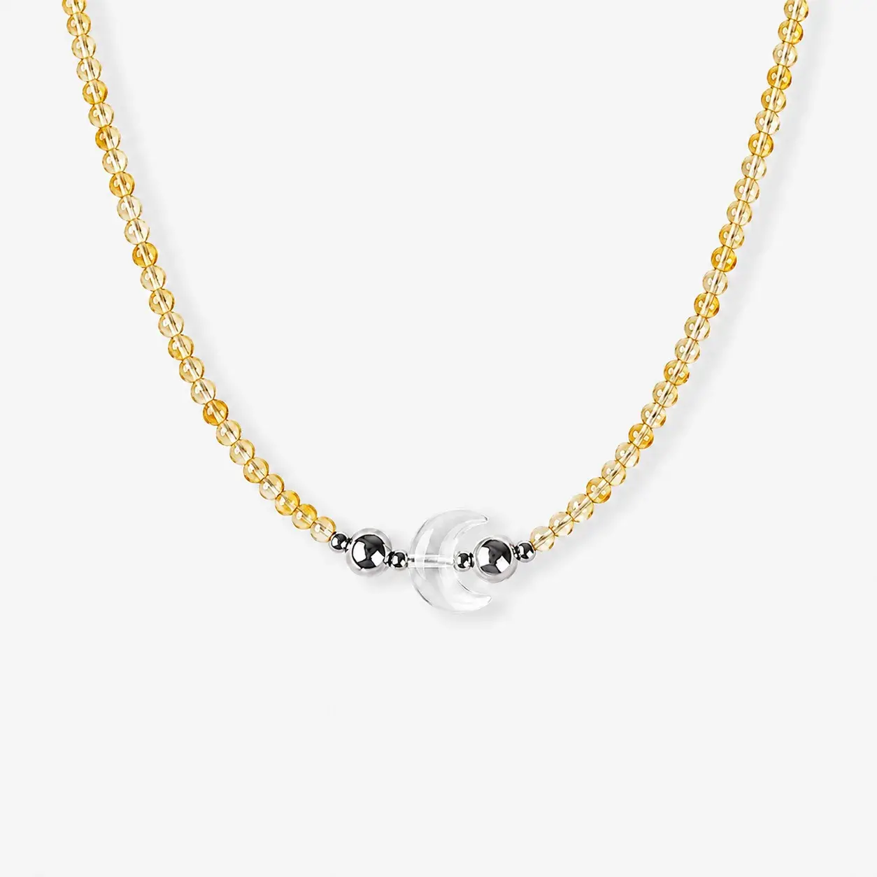 Golden Aura — Magnetic Crystal Necklace
