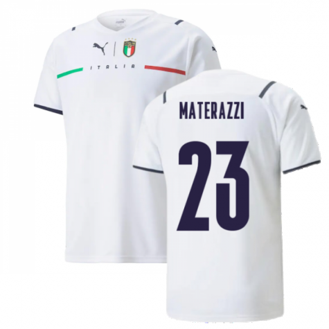 Italy Marco Materazzi 23 Away Shirt Kit UEFA Euro 2020