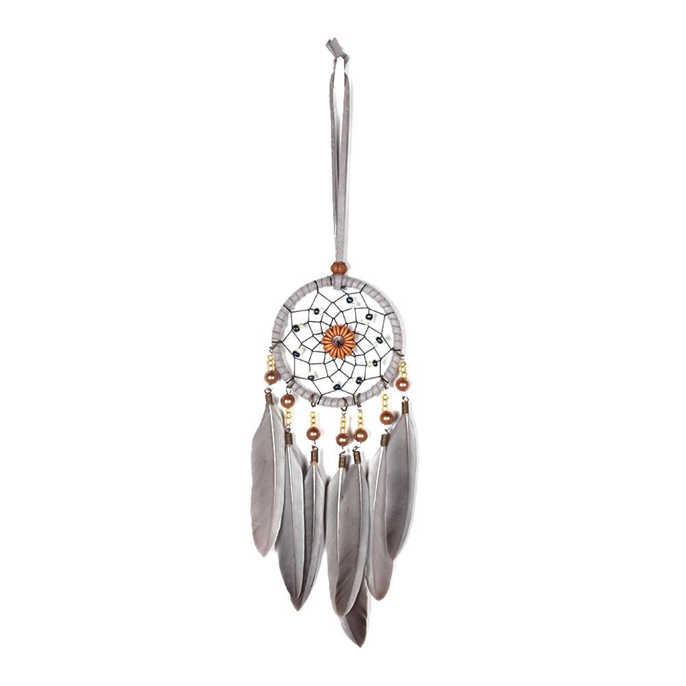 Grey Feathers Beads Pure Handmade Dream Catcher Door Wall Hanging Pendant, 501 Original
Grey Feathers Beads Pure Handmade Dream Catcher Door Wall Hanging Pendant, 501 Original