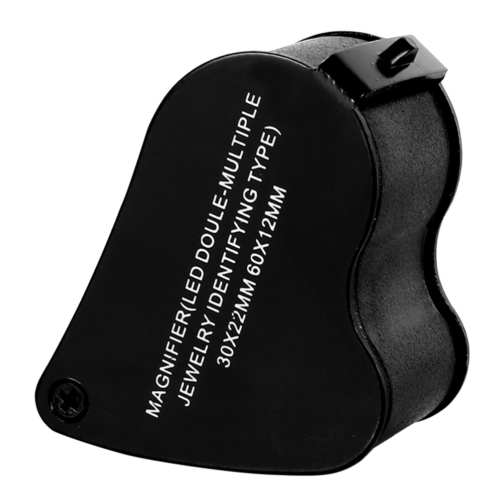 30x/60x Glass Magnifier Portable Magnifying Loop Jewelry Loupe with Light, 501 Original
30x/60x Glass Magnifier Portable Magnifying Loop Jewelry Loupe with Light, 501 Original
