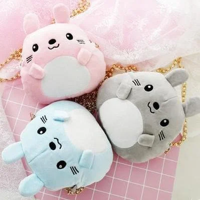 {Free Shipping} 5 Colors Kawaii Animal Mini Shoulder Bag SP1710164
