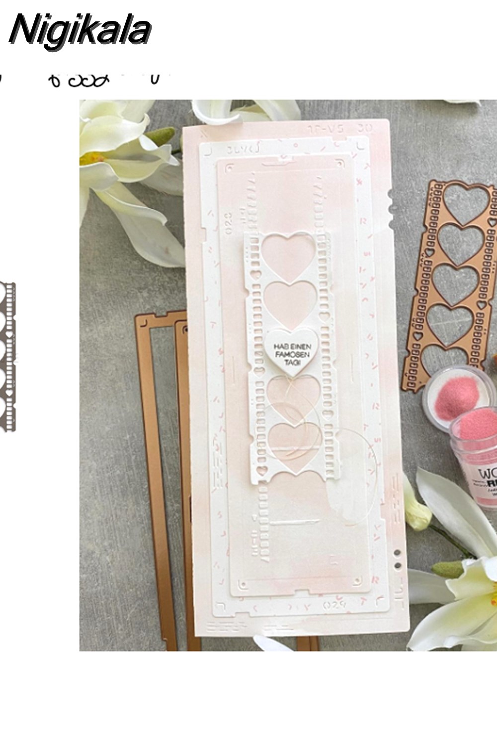Nigikala Craft metal cutting dies cut die mold Love frame Scrapbook ...
