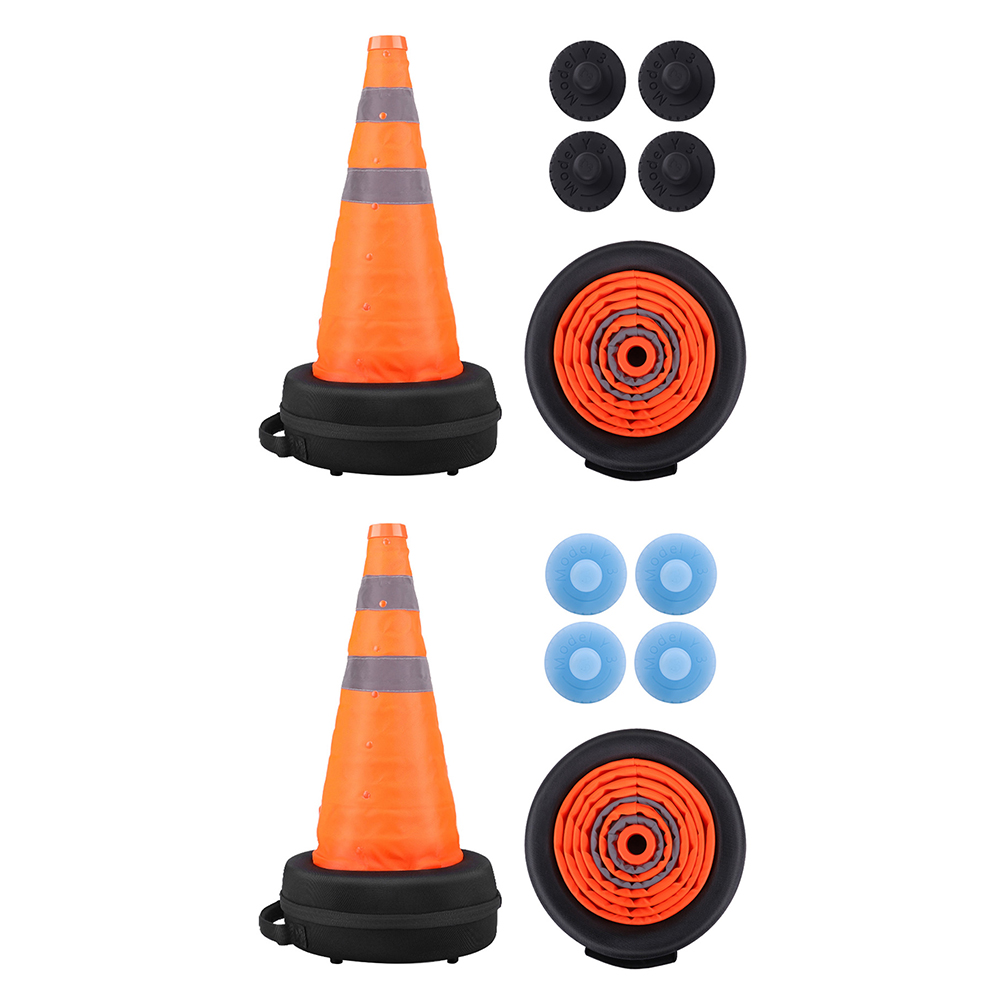 Folding Road Warning Reflective Cone Jack Pads Kit for Tesla Model 3/Y/X/S, Blue, 501 Original
Folding Road Warning Reflective Cone Jack Pads Kit for Tesla Model 3/Y/X/S, Blue, 501 Original