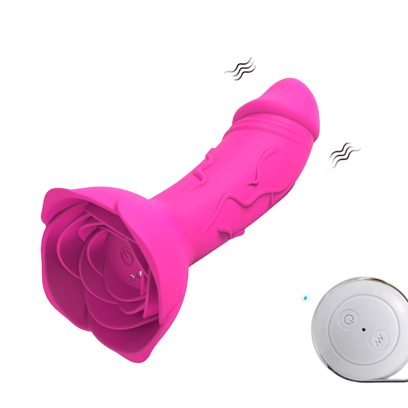 Wireless Remote Control Vibrating Rose G Spot Stimulator - Rose Toy