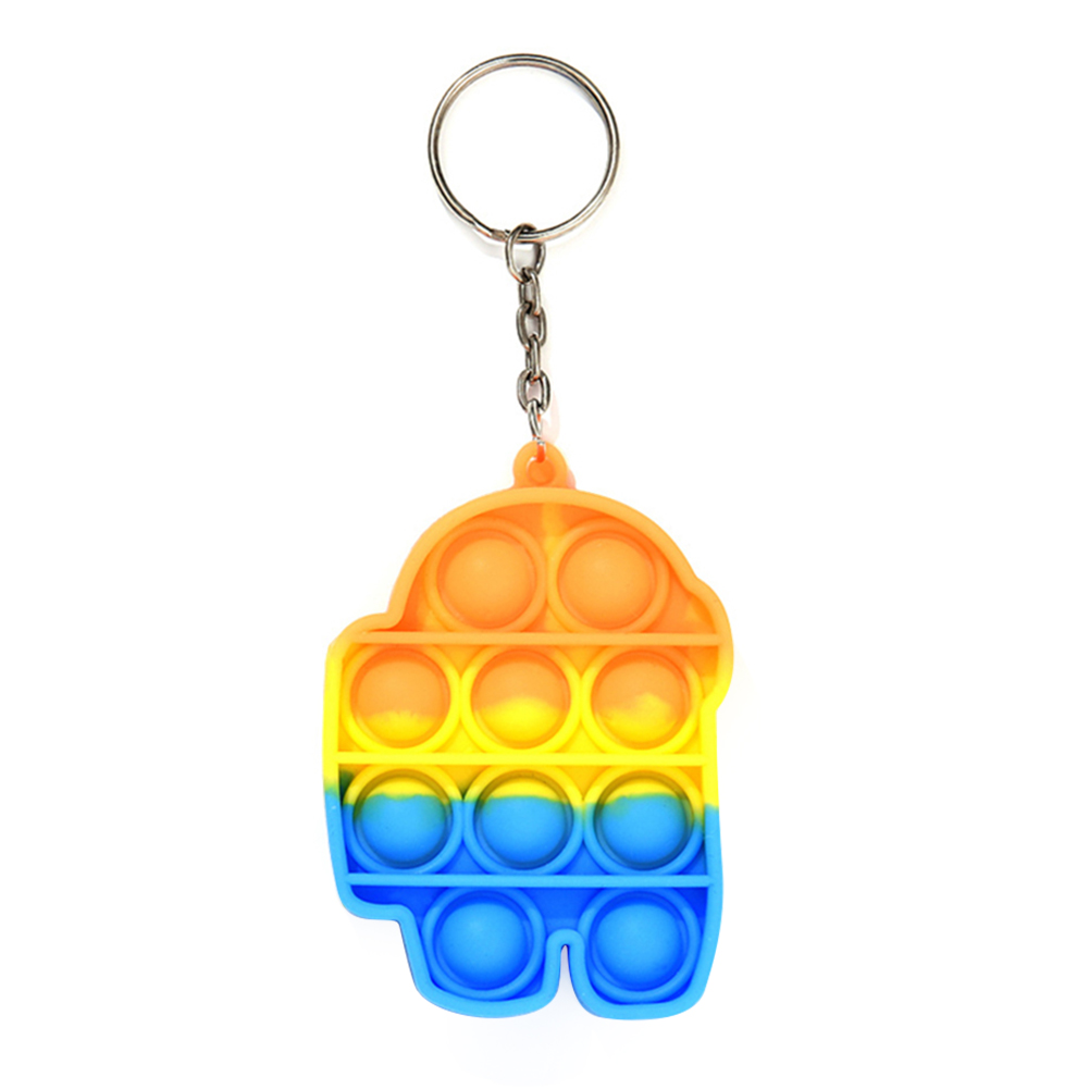 Rainbow Cartoon Shaped Push Bubble Sensory Keychains Autism Anti Stress Toy, 501 Original
Rainbow Cartoon Shaped Push Bubble Sensory Keychains Autism Anti Stress Toy, 501 Original