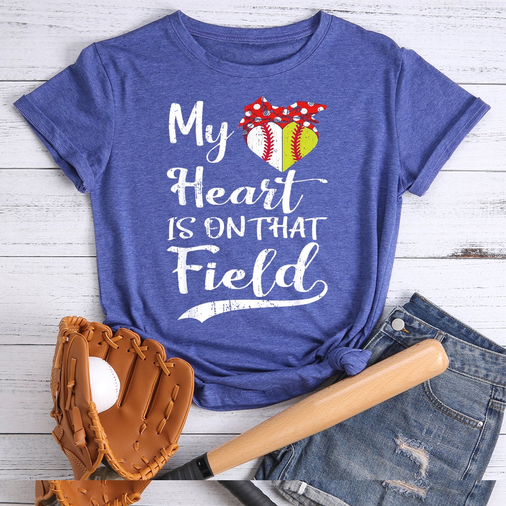 My Heart Is On That Field Baseball T-shirt Tee-012934-Guru-buzz