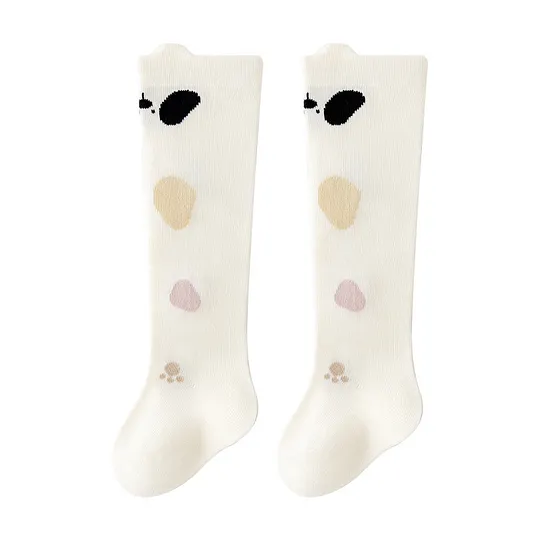 Baby Cute Cotton Cartoon Print High Elastic Knee Socks
