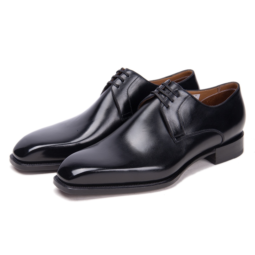 TAAFO Black Leather Men's Shoes Office Business Formal Man Dress Party Shoes For Male Office Party Shoes 