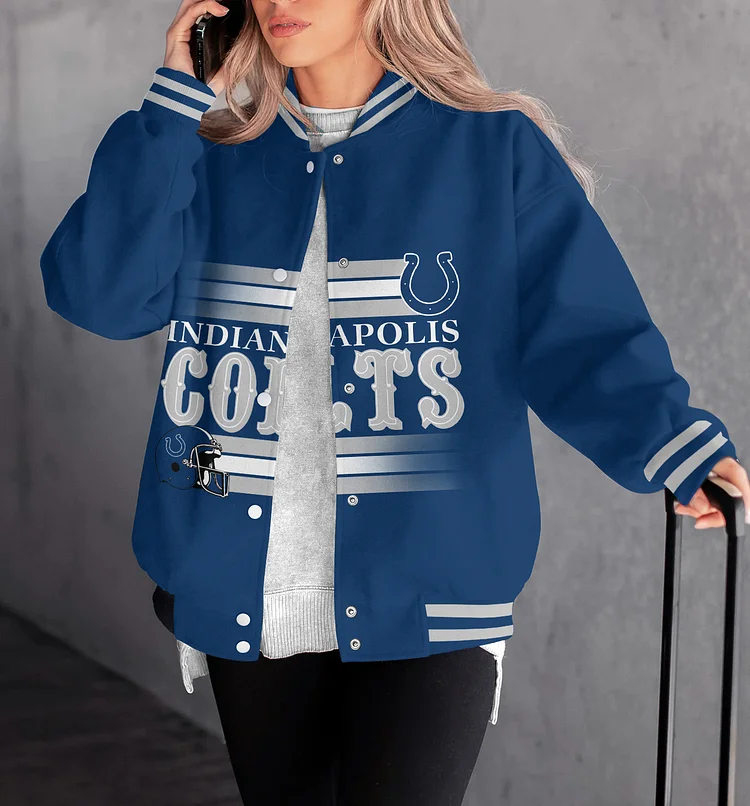 Indianapolis Colts Women Limited Edition Full-Snap Casual Jacket