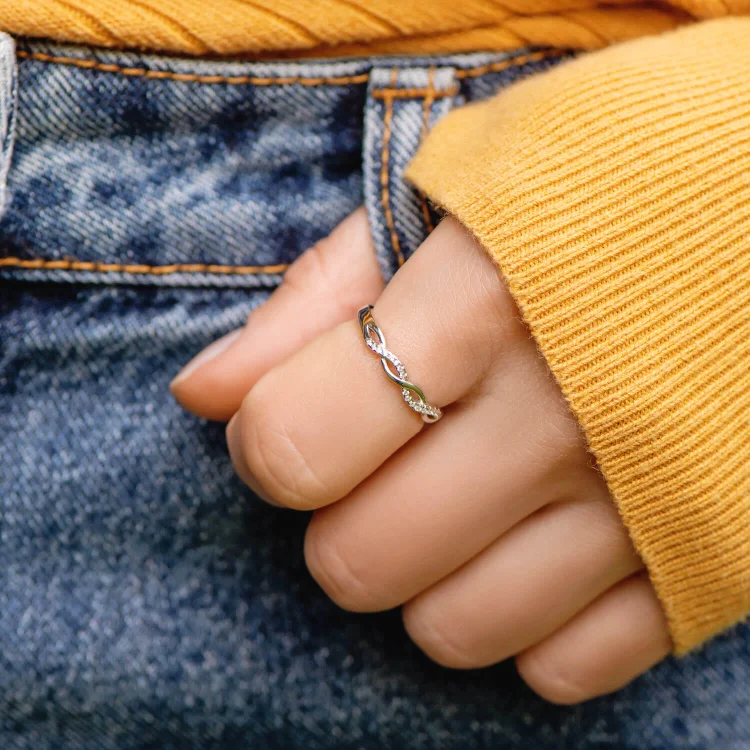 To My Daughter - Highs and Lows Twist Ring
