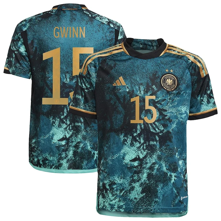 Germany Giulia Gwinn 15 Away Shirt Kit World Cup 2023 - Men Kit