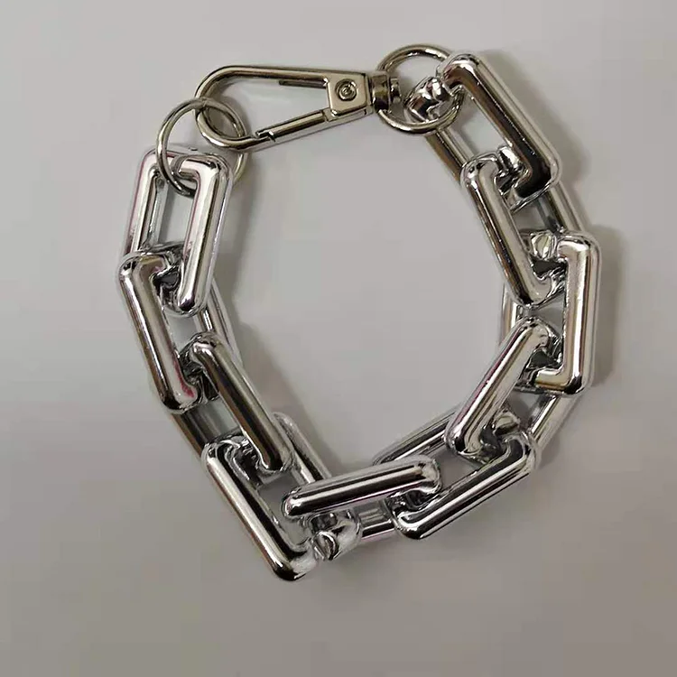 Punk Plating Thick Chain Geometric Bracelets