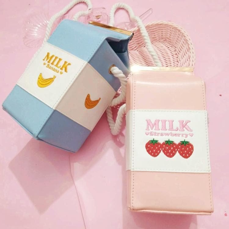Blue/Pink Milk Strawberry Bag SP1710638R