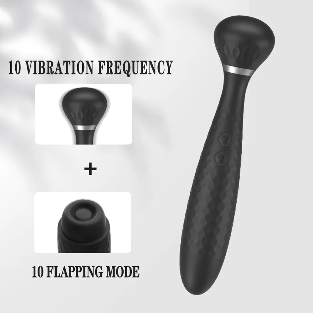Mushroom Double Head Av Massage Vibrating Stick Female Masturbation Rosetoy Official