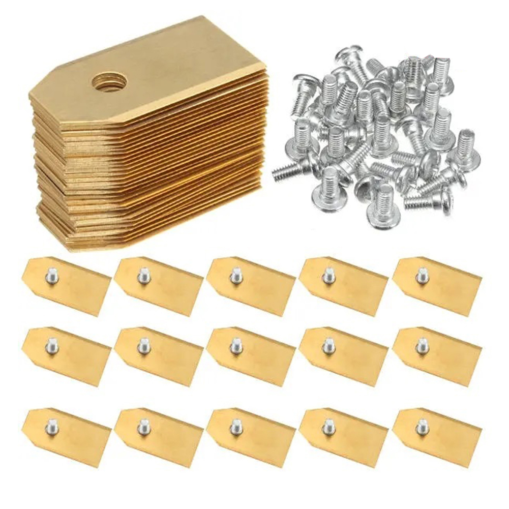 45pcs Stainless Steel Mower Blades Cutter Trimming Machine Replacement Part, 501 Original
45pcs Stainless Steel Mower Blades Cutter Trimming Machine Replacement Part, 501 Original