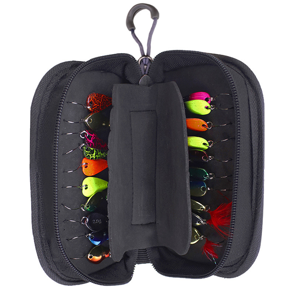 20Pcs Fishing Lures Sequin Spoon Baits Set With Zipper Tackle Storage Bag, 501 Original
20Pcs Fishing Lures Sequin Spoon Baits Set With Zipper Tackle Storage Bag, 501 Original
