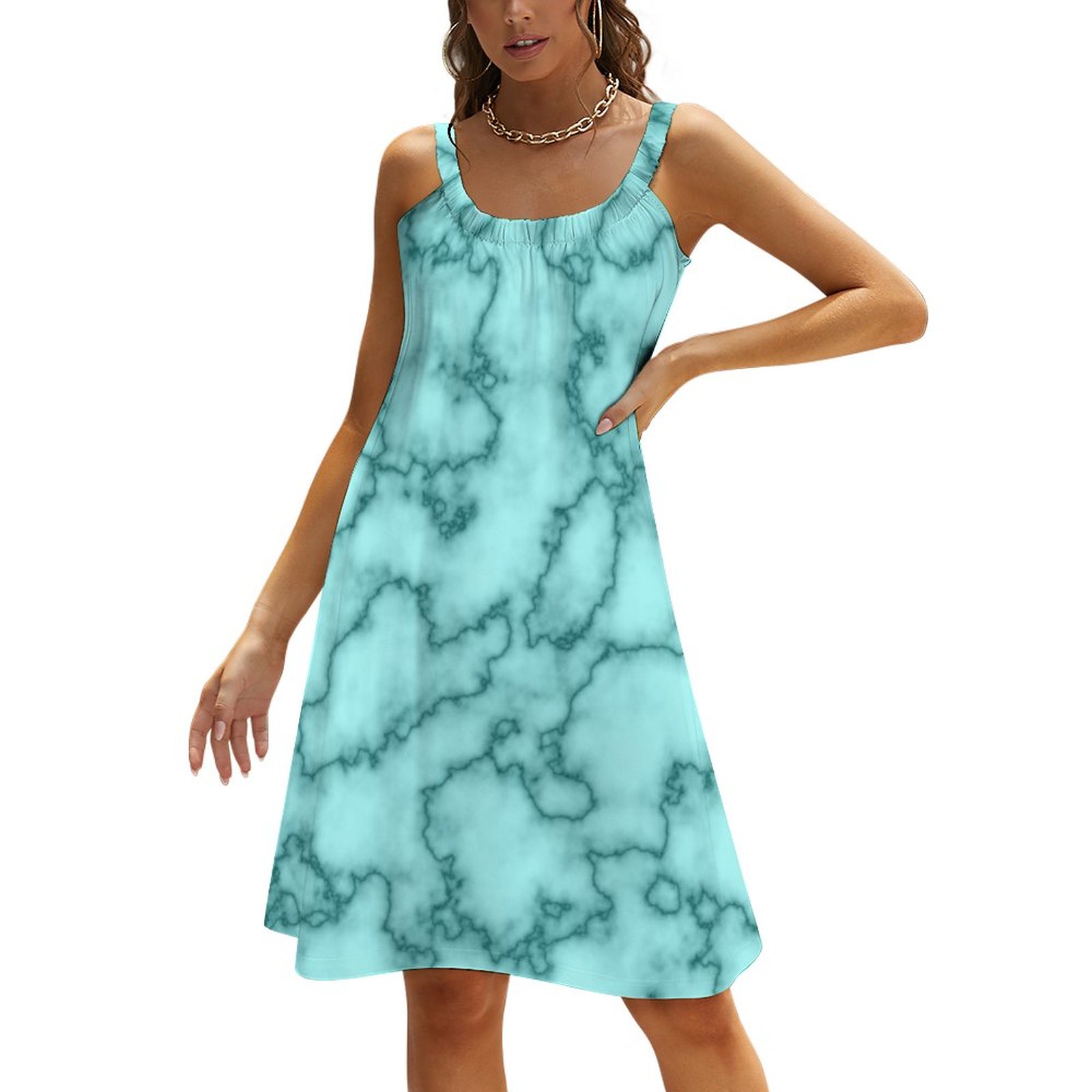 sachin and babi light blue dress Girls Dresses main image 0