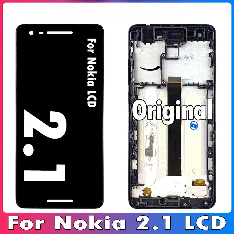 5.5" Original For Nokia 2.1 TA-1080 TA-1092 TA-1084 LCD Display Touch Screen Digitizer Assembly For Nokia N2.1 LCD Replacement