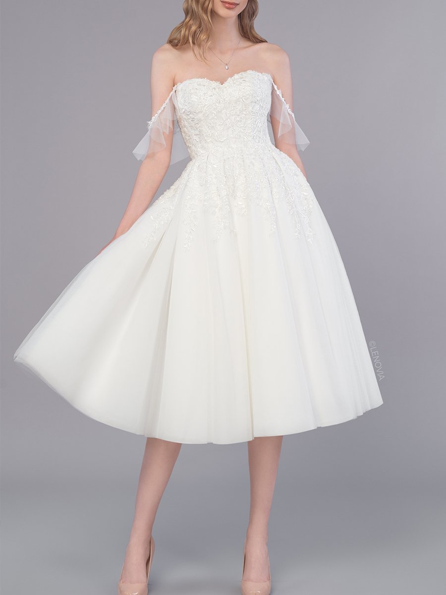 Elegant Dinner Wedding Dress