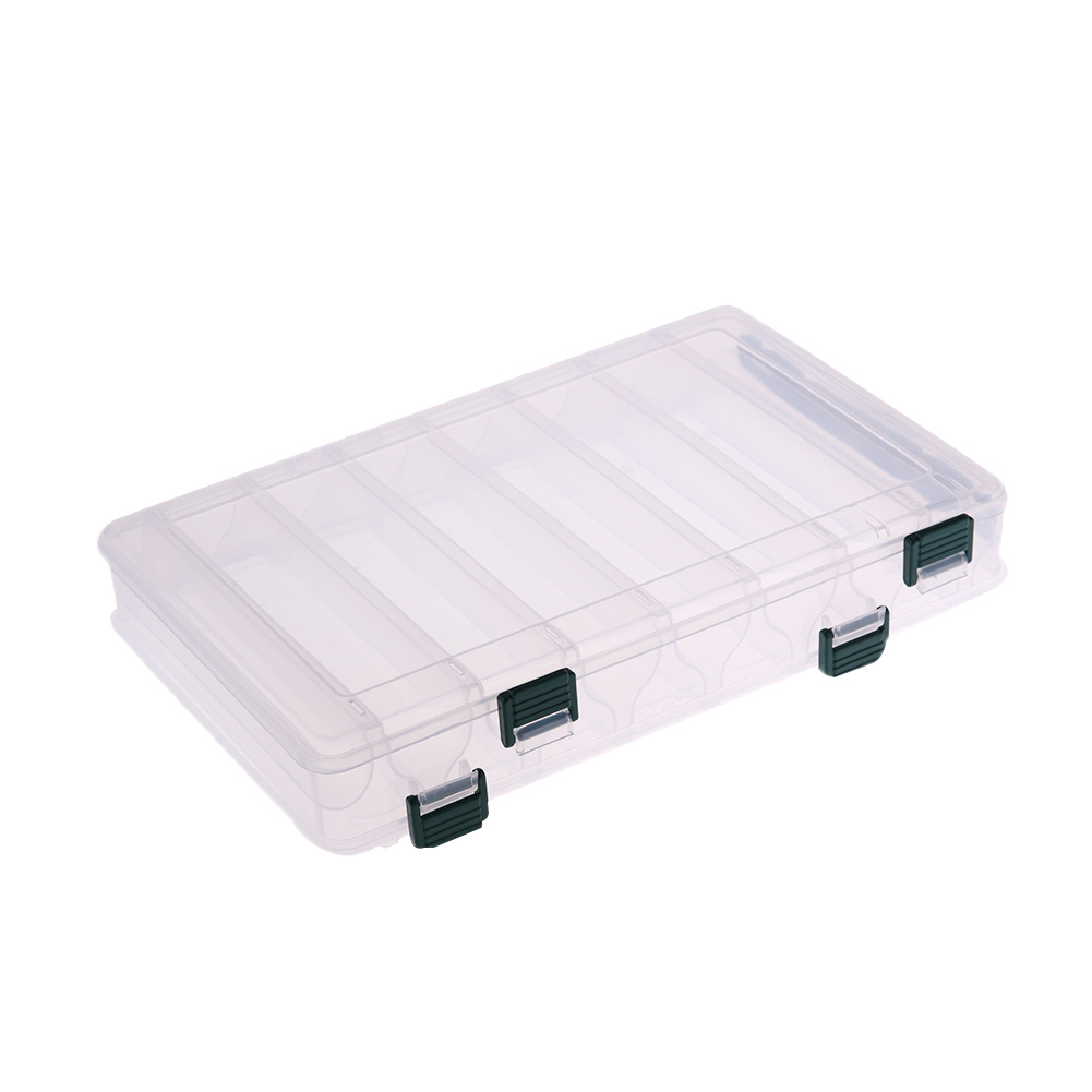 Double Sided 14 Compartments Plastic Fishing Lure Tackle Box Fishing Case, 501 Original
Double Sided 14 Compartments Plastic Fishing Lure Tackle Box Fishing Case, 501 Original