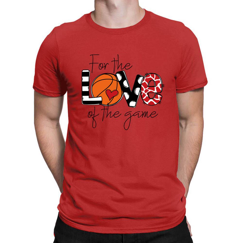 For the Love of the Game Basketball Men's T-shirt-Guru-buzz