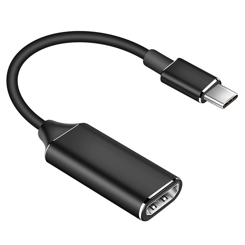 Type-C to HDMI-compatible Adapter Aluminum Alloy 4K 2K 30Hz HD HDMI-compatible Screen Converter, Black, 501 Original
Type-C to HDMI-compatible Adapter Aluminum Alloy 4K 2K 30Hz HD HDMI-compatible Screen Converter, Black, 501 Original