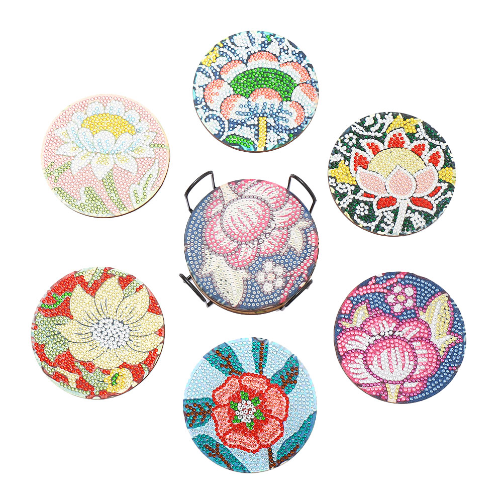 A Set(6pcs) Petal Wooden Coaster - 5D DIY Craft Fashion Accessories, 501 Original
A Set(6pcs) Petal Wooden Coaster - 5D DIY Craft Fashion Accessories, 501 Original