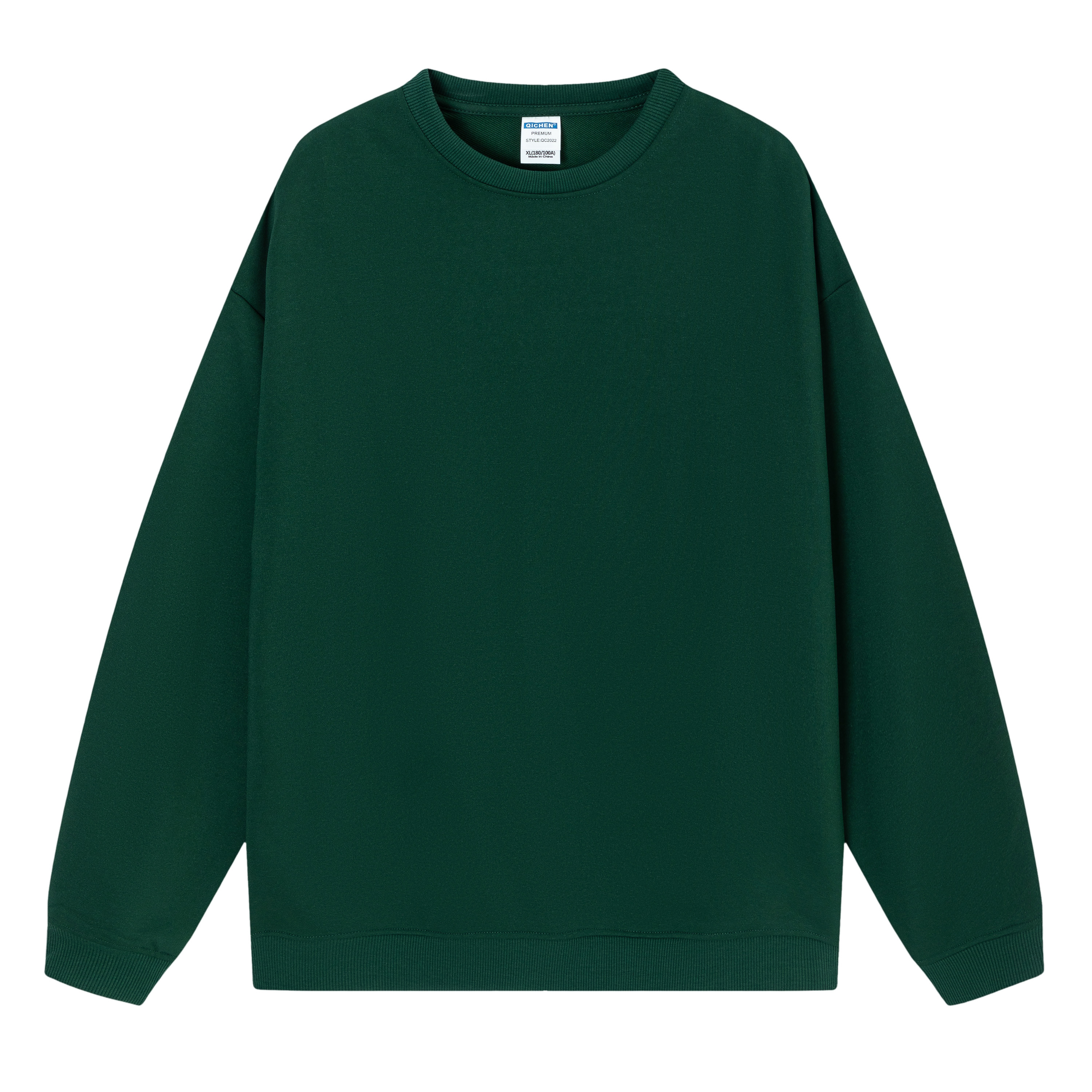 Men's Basic Dark green Sweatshirt
