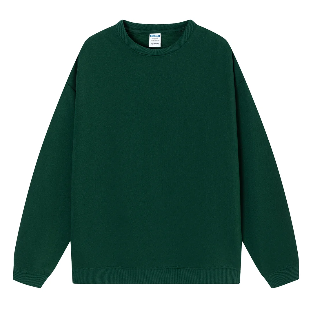 Men's Basic Dark green Sweatshirt
