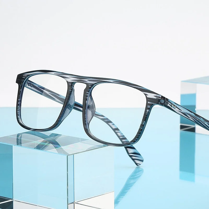 Transparent  Light Square Glasses
