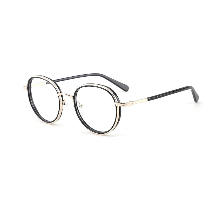 35043 New Acetate metal Spectacle Eyewear Wholesale Optical Eyeglasses Frame computer blue light