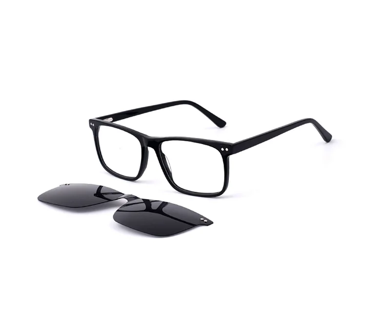 BMC1287 Practical and stylish polarized clip-on sunglasses for all-day optical performance