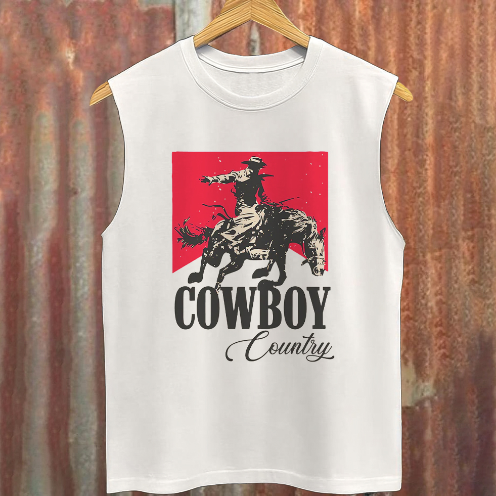 Cowboy Country Graphic Tank Top