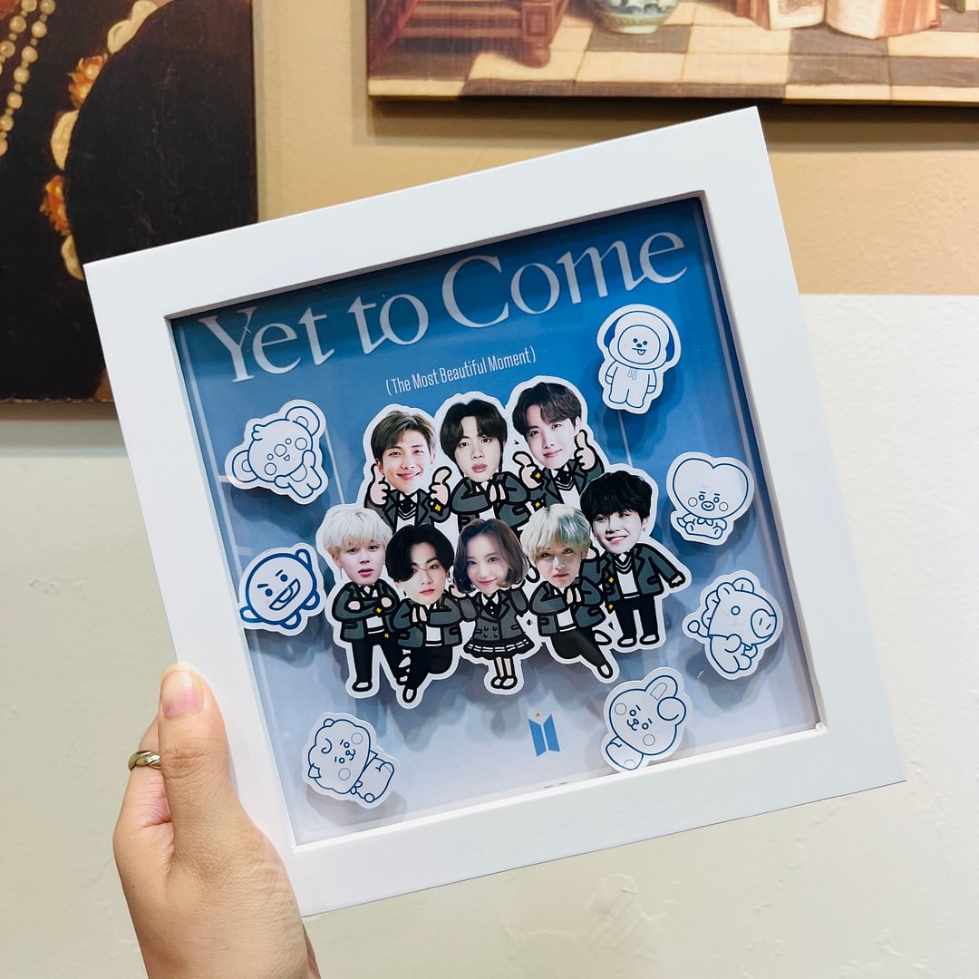 BTS Still With Army Personalized Handmade Photo Frame