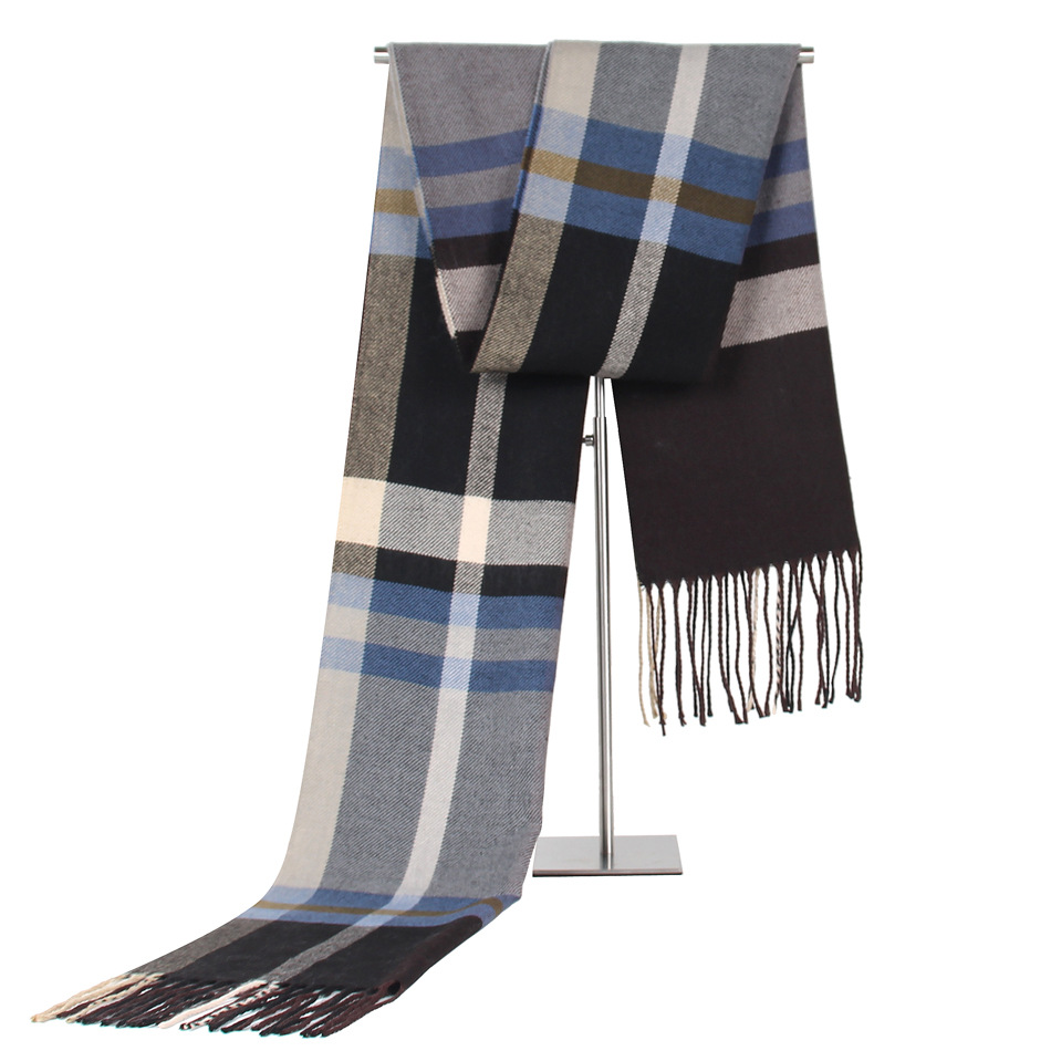 Men's autumn and winter cashmere scarf 011