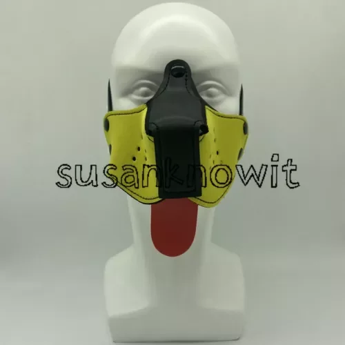 pornhint Pornhint Mixed Color Detachable Nose Masks Tongue Cosplay Dog Slaver Flirts Costumes Libido