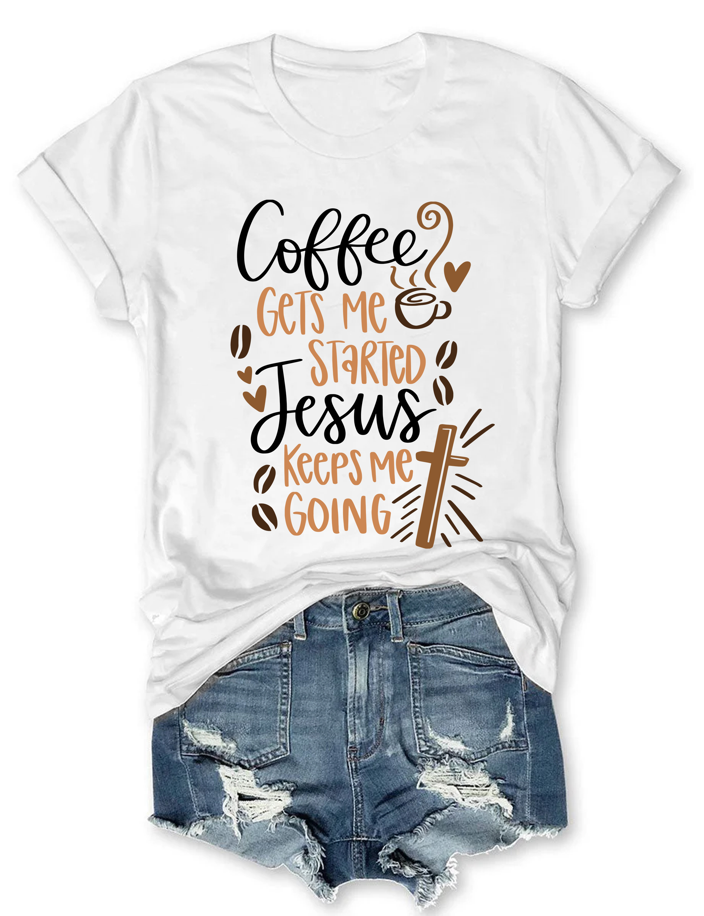 Coffee and Jesus T-shirt