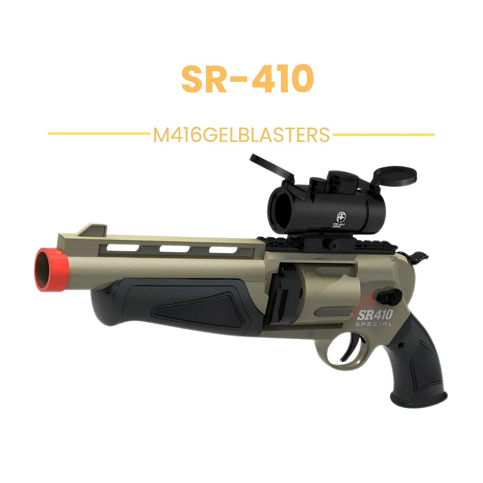 Sulun SR-410 Revolver Toy Gun | Dart & Gel Shell Blaster