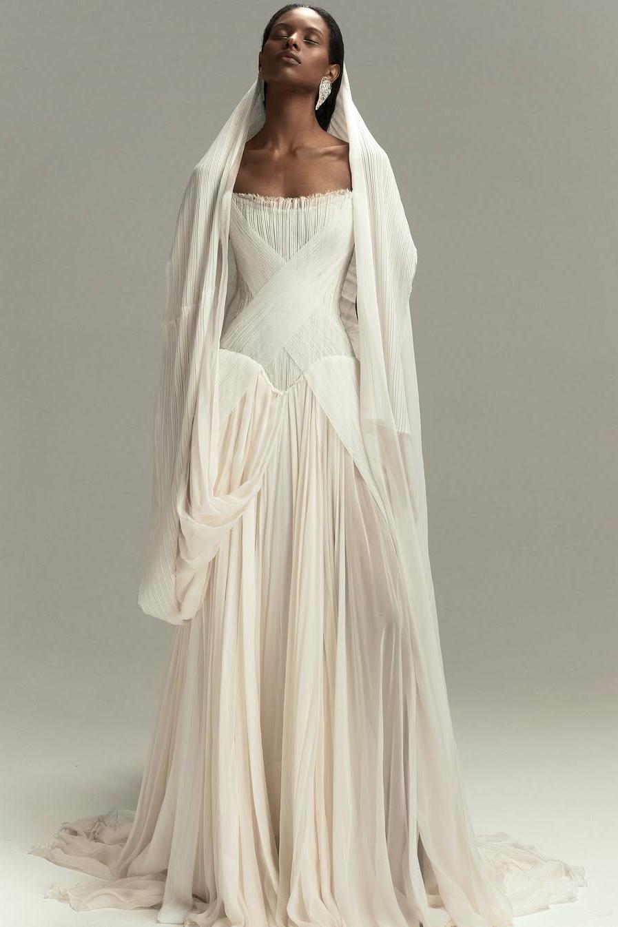crochet hook size for wedding dress Ladies Pattern offering a comfortable grip Plus Size Ivory Midi Choose Color:White/Heron Emily McCarthy Clothing