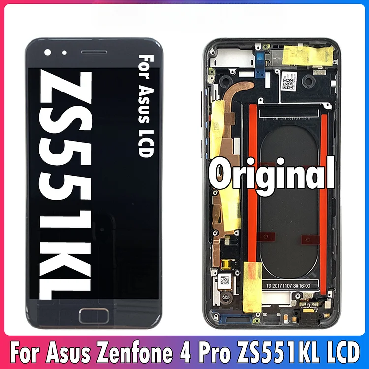 Original 5.5" For Asus Zenfone 4 Pro LCD Display Touch Screen Digitizer Assembly For Asus ZS551KL Z01GD LCD Replacement