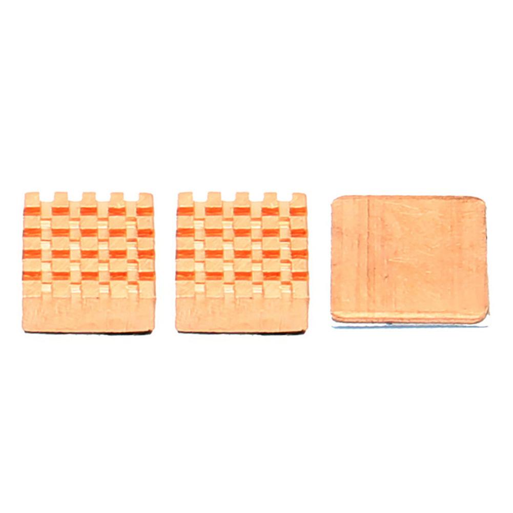 3pcs Copper Heatsinks Cooling Fin Kit for RPi 3B+/3B/2B Motherboard Chip, 501 Original
3pcs Copper Heatsinks Cooling Fin Kit for RPi 3B+/3B/2B Motherboard Chip, 501 Original