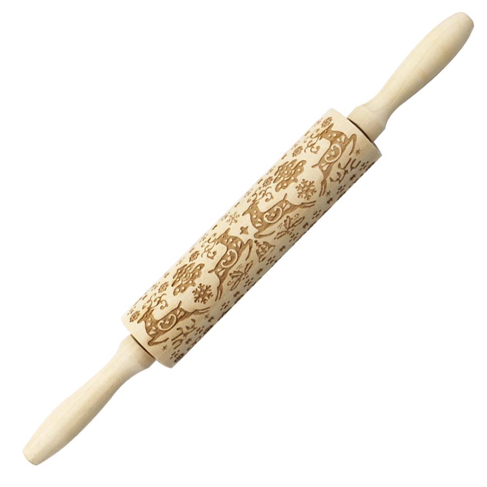 Christmas Elk Printing Rolling Pin Laser Engraving Embossing Wood Stick (1, 501 Original
Christmas Elk Printing Rolling Pin Laser Engraving Embossing Wood Stick (1, 501 Original