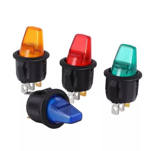 Dronehint 1x Car Parts Rocker Switch ON-OFF 12V LED Illuminated Lamp Button Toggle Switch (For: Acura) Parts