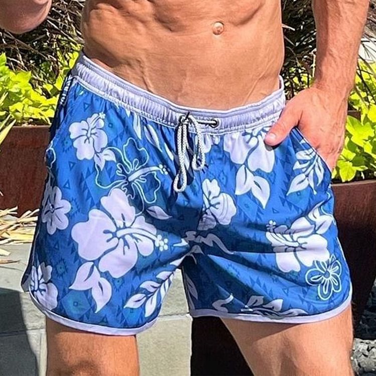 Men's Hoochie Daddy Shorts Mesh Beach Swim Trunks