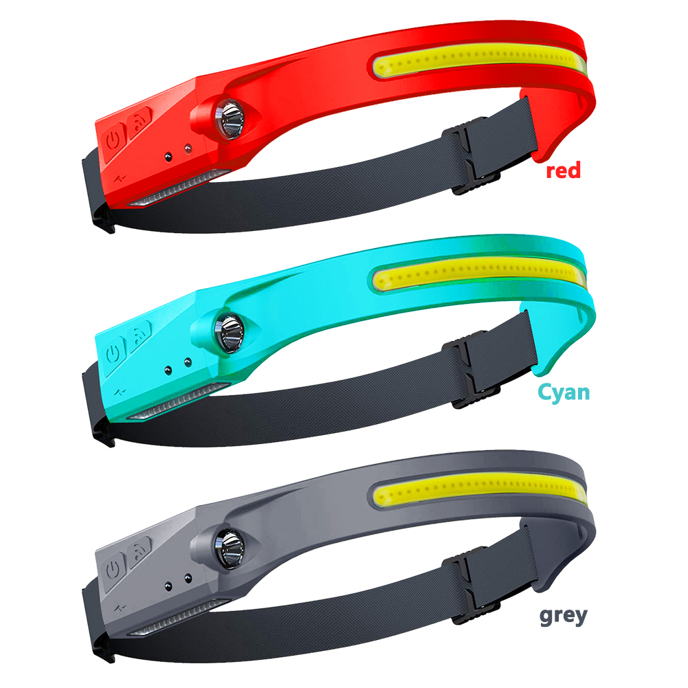 200LM Wide Anlge Headlamp USB Full Vision COB LED Induction Head Flashlight, Grey, 501 Original
200LM Wide Anlge Headlamp USB Full Vision COB LED Induction Head Flashlight, Grey, 501 Original