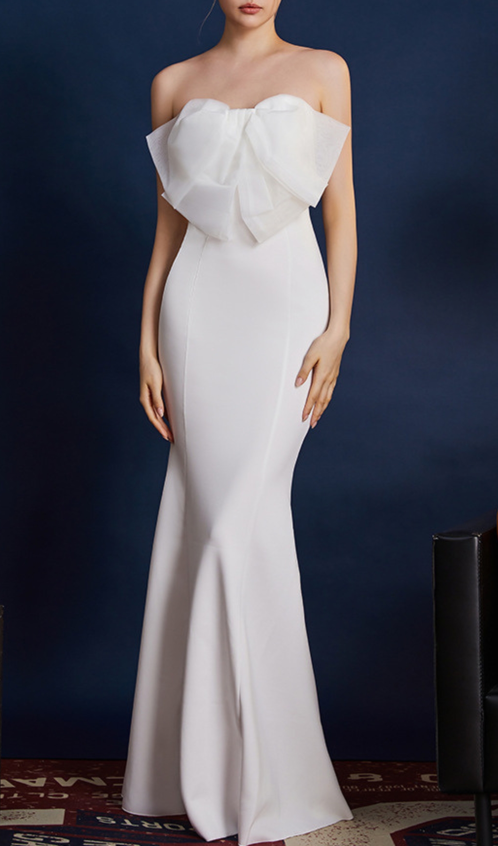 Flowering Girl Women Druella Strapless Bow Maxi Dress